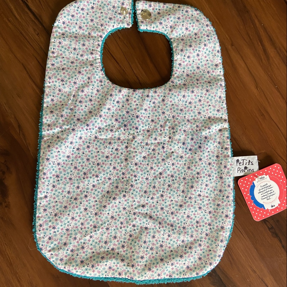 PeTits PinPins Baby Bib from France